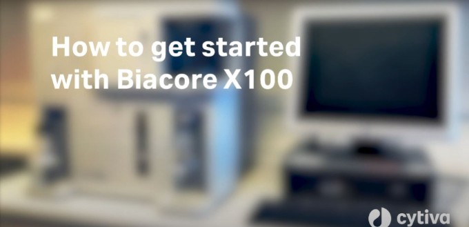 Biacore™ X100 SPR system tutorial: How to get started